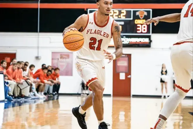 Image of Hoku Fisher playing basketball